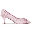 Dolce & Gabbana Bellucci Taormina Lace Pumps