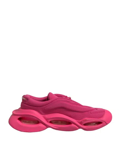 Pre-owned Dolce & Gabbana Pink Wave Low Top Lace Up Men Sneakers Men's Shoes ()
