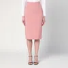 Dolce & Gabbana Dolce&gabbana Pink Wool Pencil Skirt In Pink
