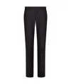 Dolce & Gabbana Pinstriped Tailored Trousers In Black