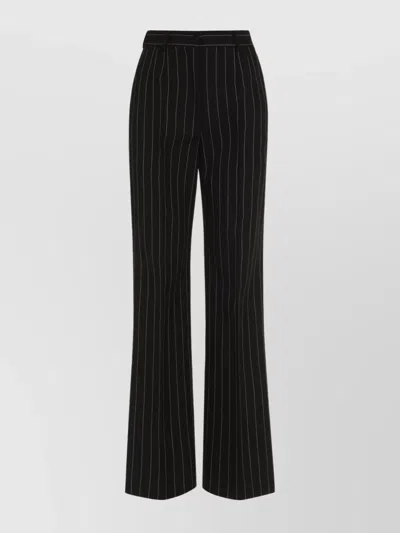 DOLCE & GABBANA PINSTRIPE PATTERN WOOL TROUSERS