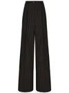 Dolce & Gabbana Kate' Black Wool Pants In Black