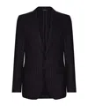 Dolce & Gabbana Pinstripe Single-breasted Jacket In Black
