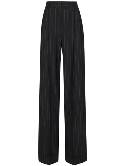 DOLCE & GABBANA PINSTRIPE TROUSERS
