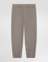 Dolce & Gabbana Pinstripe Trousers In Gray