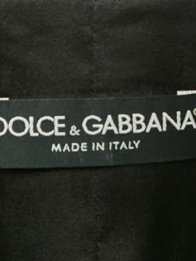 Pre-owned Dolce & Gabbana Pinstripe Wool Blazer In Black