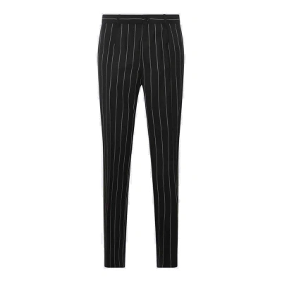 Dolce & Gabbana Pinstriped Pants In Black