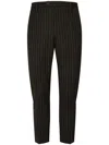 Dolce & Gabbana Pinstriped Tailored Trousers In Schwarz
