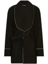 Dolce & Gabbana Piped Belted Shawl Jacket