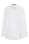 DOLCE & GABBANA PIQUÉ KNIT BIB COTTON TUXEDO SHIRT