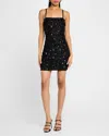 Dolce & Gabbana Short Dress With Sequin Embellishment In Black