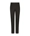 Dolce & Gabbana Plaid-check Tailored Trousers In Black
