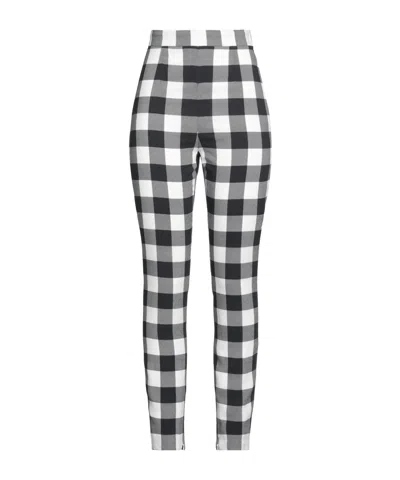 Dolce & Gabbana Plaid Crepe Pants In Multi