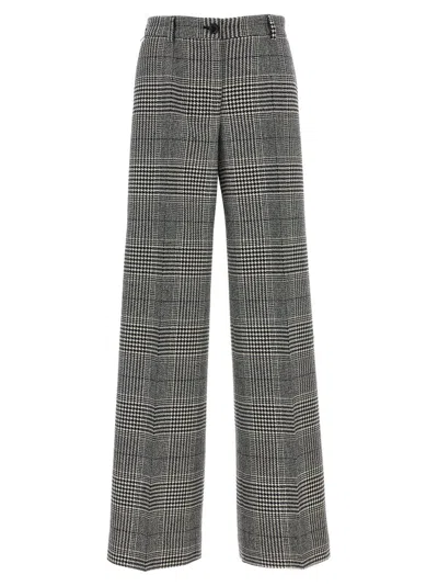 DOLCE & GABBANA DOLCE & GABBANA PLAID FLARED PANTS