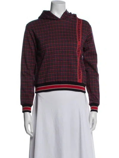 Pre-owned Dolce & Gabbana Plaid Print Jacket In Red