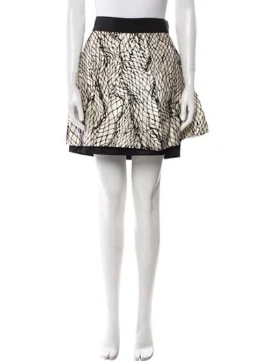 Pre-owned Dolce & Gabbana Plaid Print Mini Skirt In Multi