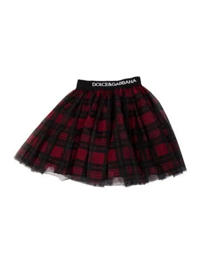 Pre-owned Dolce & Gabbana Plaid Print Mini Skirt In Multi