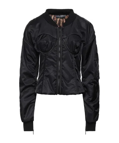Dolce & Gabbana Plain Colour Jacket In Black