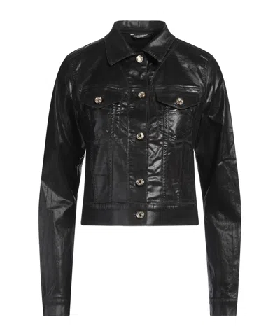 Dolce & Gabbana Plain Colour Jacket In Black
