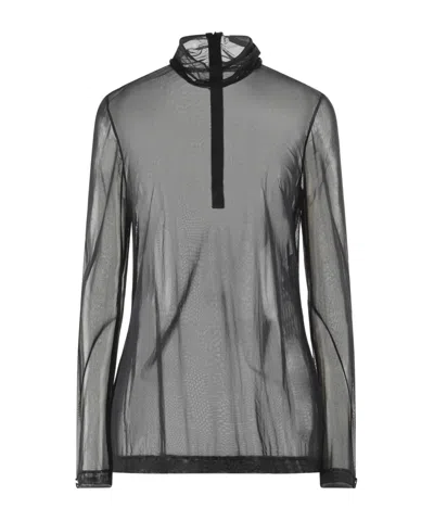 Dolce & Gabbana Plain Colour Top In Black