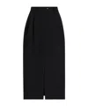 Dolce & Gabbana Pleat-detail Midi Skirt In Black