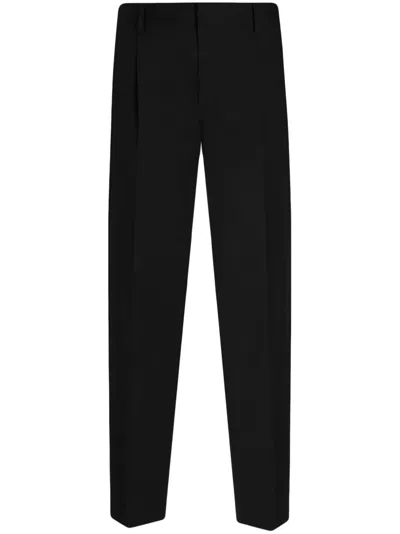 Dolce & Gabbana Pleat-detail Trousers In Black