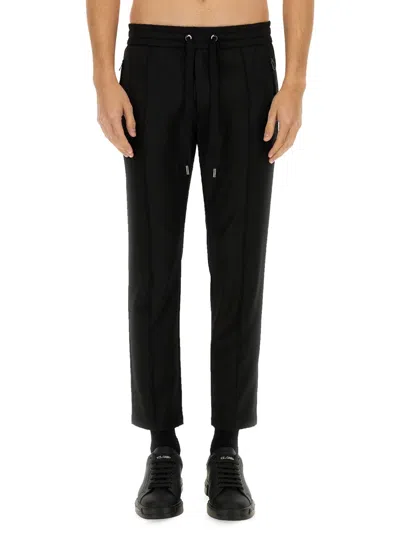 Dolce & Gabbana Pleat Detail Trousers In Black
