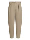 Dolce & Gabbana Tailored Trousers With Pleats And Pockets In Neutral