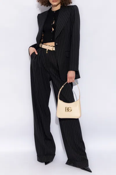 Dolce & Gabbana Pleat-front Trousers In Black