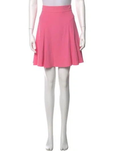 Pre-owned Dolce & Gabbana Pleated Accents Mini Skirt In Pink