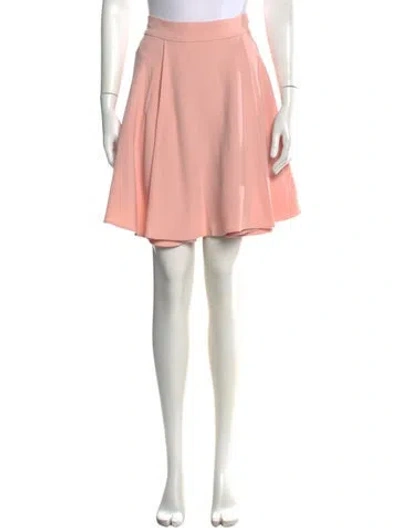 Pre-owned Dolce & Gabbana Pleated Accents Mini Skirt In Pink