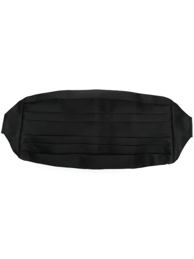 Dolce & Gabbana Pleated Cummerbund In Black