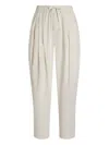 Dolce & Gabbana Pleated Drawstring Trousers In Neutral