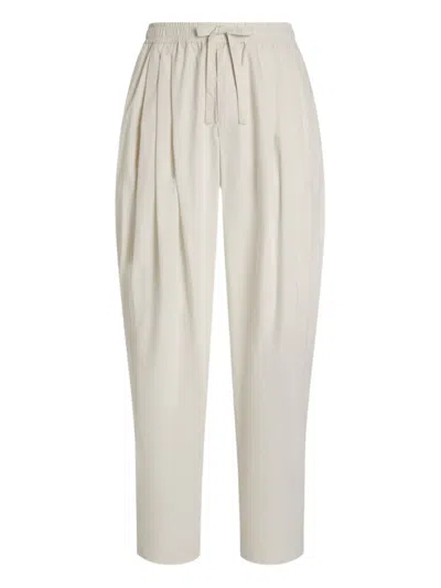 Dolce & Gabbana Pleated Drawstring Trousers In Neutral
