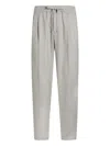 Dolce & Gabbana Pleated Drawstring Trousers In Gray