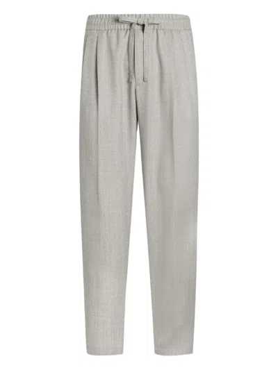 DOLCE & GABBANA PLEATED DRAWSTRING TROUSERS