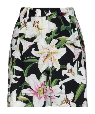 Dolce & Gabbana Pleated Floral Skort In Multi