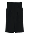 Dolce & Gabbana Dolce&gabbana Black Gabardine Wool Pencil Skirt In Black