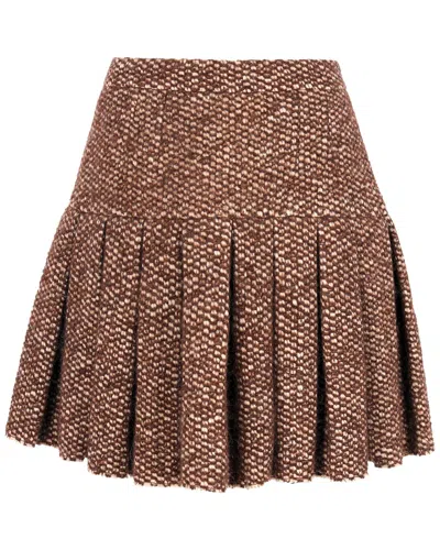 Pre-owned Dolce & Gabbana Pleated Mini Skirt, Size Eu, 44 (authentic Pre-loved)