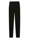 Dolce & Gabbana Tailored Cotton Trousers With Double Pleats In Black