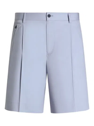 Dolce & Gabbana Pleated Shorts In Blue