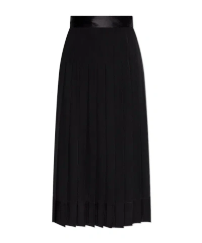 DOLCE & GABBANA DOLCE  GABBANA PLEATED MIDI SKIRT