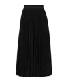Dolce & Gabbana Pleated Skirt In Black