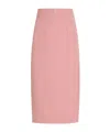 Dolce & Gabbana Midi Pencil Skirt In Pink