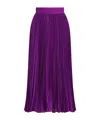 Dolce & Gabbana Pleated Skirt In Purple