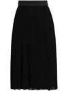 Dolce & Gabbana Rock Mit Falten In Schwarz