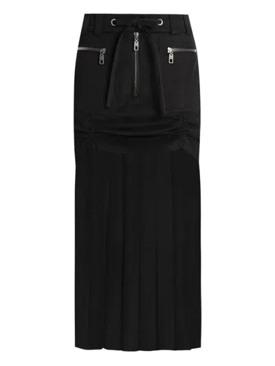 DOLCE & GABBANA DOLCE & GABBANA PLEATED SKIRT WITH ZIP