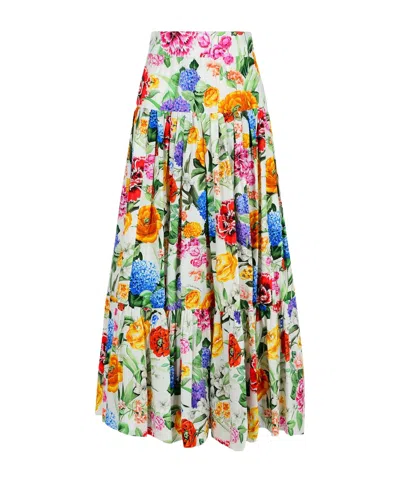 Dolce & Gabbana Pleated Skirts In Multicolor