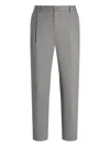 Dolce & Gabbana Pleated Tailored Trousers In Gray