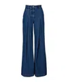 Dolce & Gabbana Jeans With Inverted Pleats In Blue